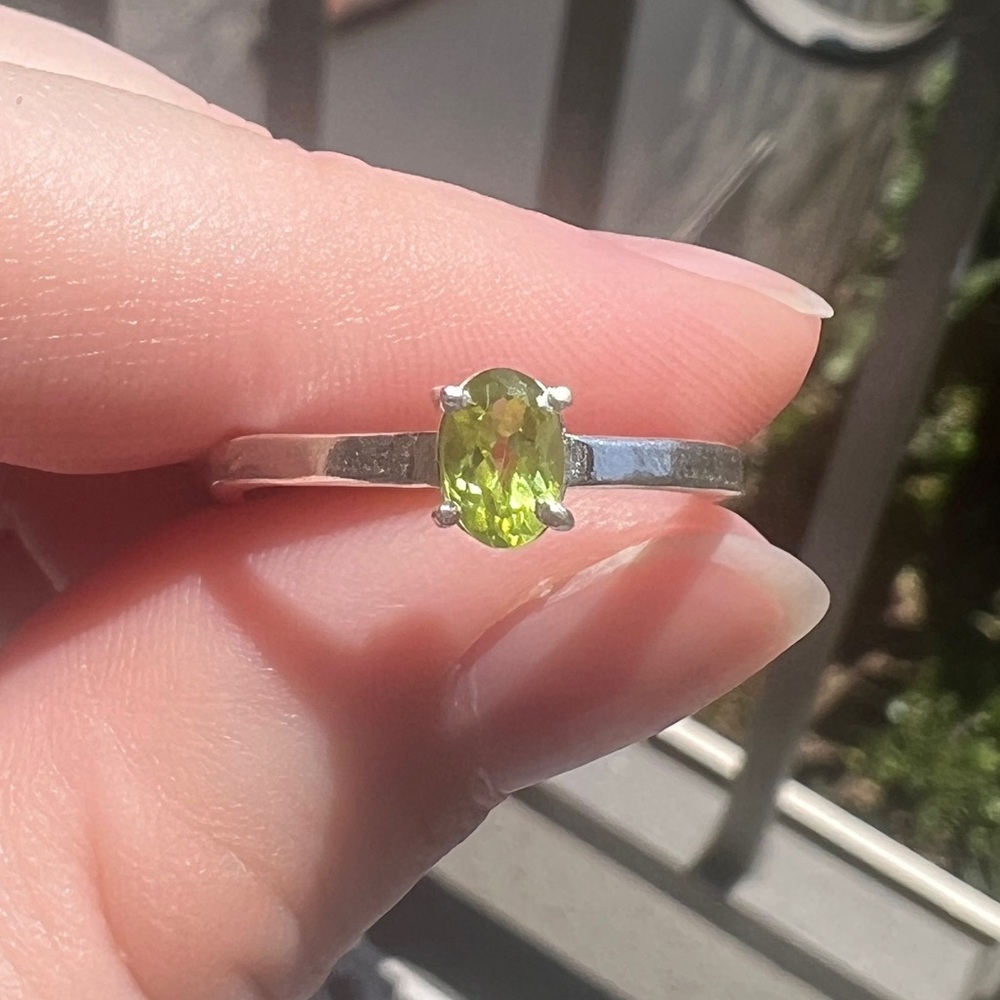 Peridot - Sterling Silver Ring